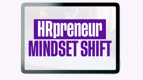 HRpreneur Mindset Shift bonus shown on a laptop